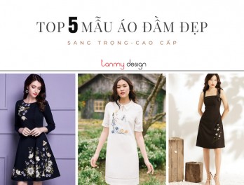 BST Áo Đầm Thêu Tay Đẹp Họa Tiết Nổi Sang Trọng Quyến Rũ
