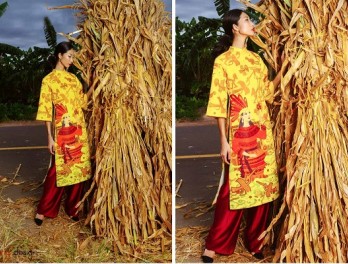 [Tư vấn] May áo dài lụa tơ tằm cho từng dáng người Đẹp và Quý phái