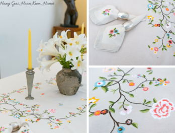 [SỐ 1] Mua khăn trải bàn thêu tay đẹp xuất khẩu ở đâu? Tại Hà Nội và TPHCM