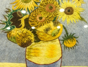 [Bật mí] Ý nghĩa tranh thêu hoa hướng dương - biểu tượng hoa mặt trời