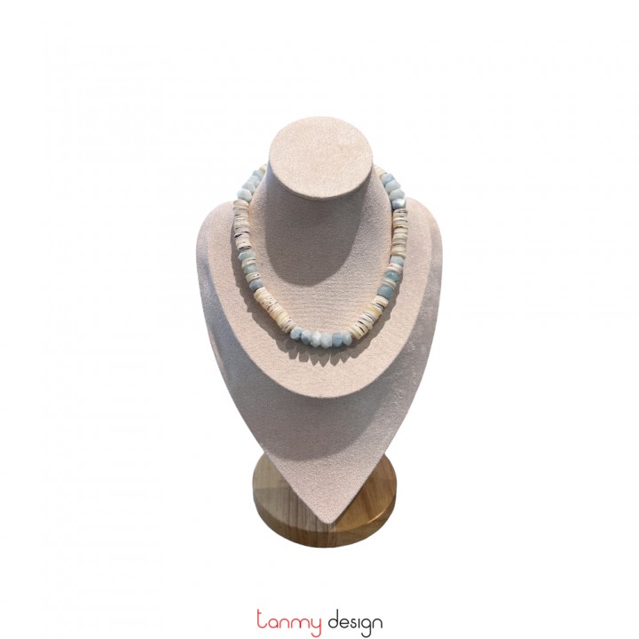 Vòng cổ Mona Aquamarine