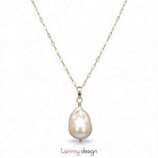 Vòng cổ ngọc trai baroque