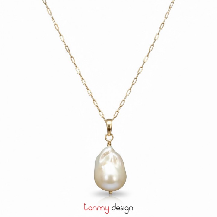 Vòng cổ ngọc trai baroque