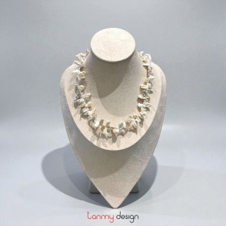 Vòng cổ ngọc trai petal