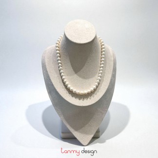 Vòng cổ ngọc trai classic 8-9mm