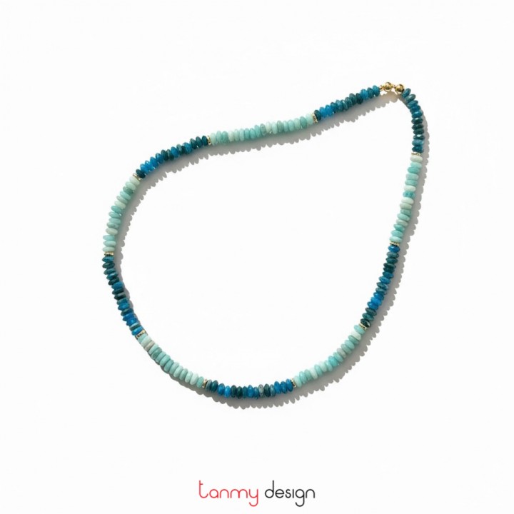 Vòng cổ đá ngọc trai ( các màu )