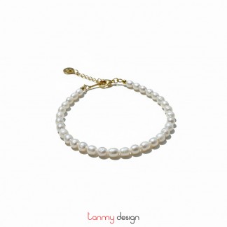 5mm round pearl Bracelet