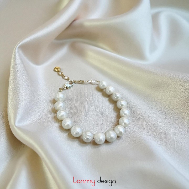 11mm round pearl Bracelet
