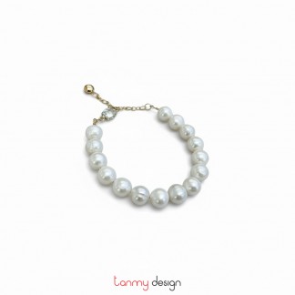 Vòng tay ngọc trai tròn 11mm