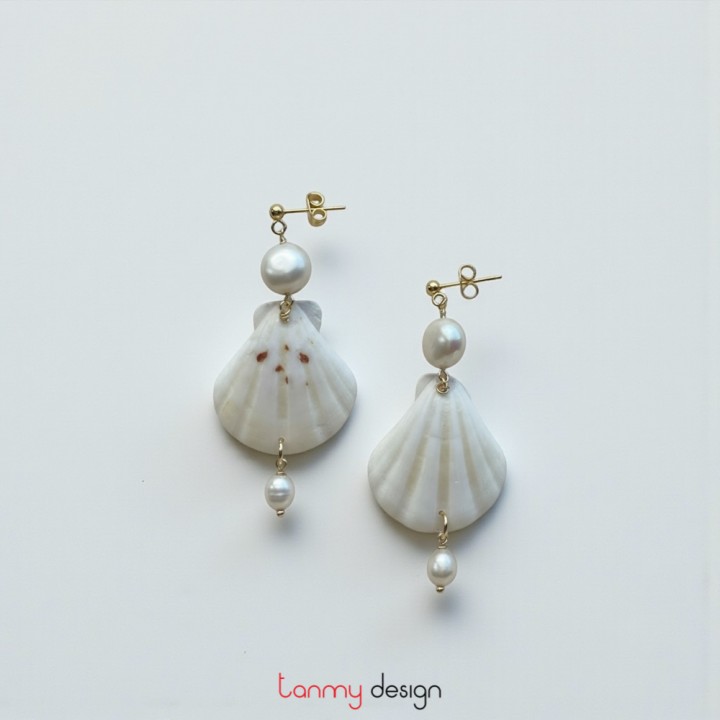 Pearl Earrings- Shella 2