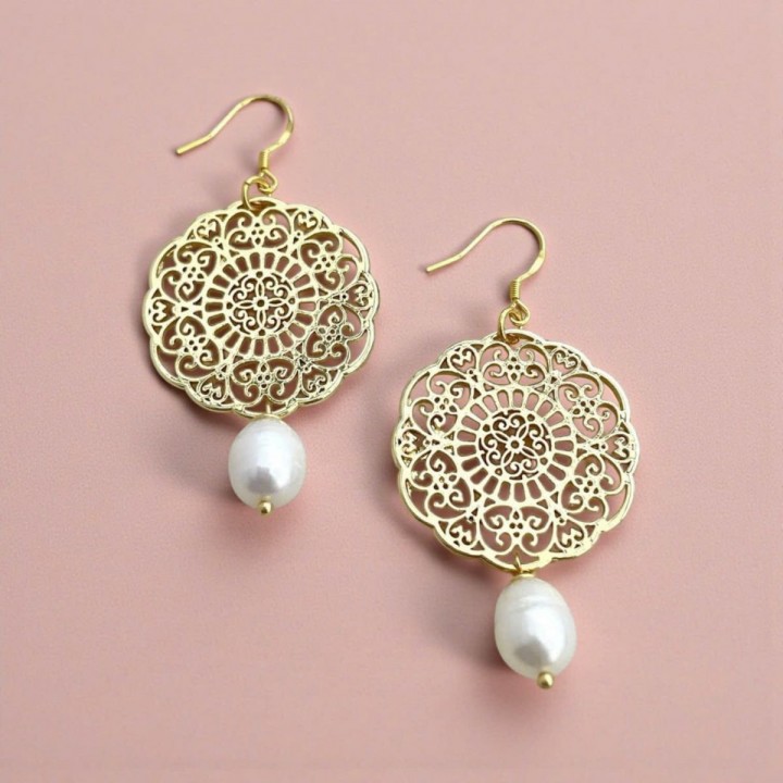 Soleil Pearl Earrings