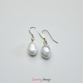 Hoa tai Little Drop ( Pearl, mạ vàng 14K )