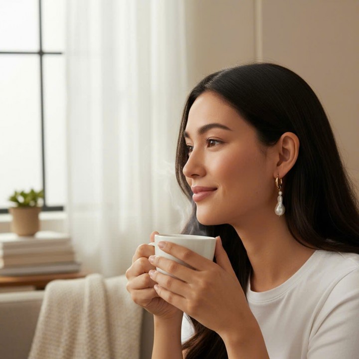 Hoa tai Bella Baroque ( Pearl, mạ vàng 14K )