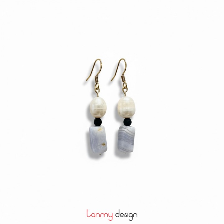 Amanda Agate Earrings