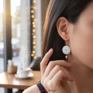 Pearl and Amilia Earrings
