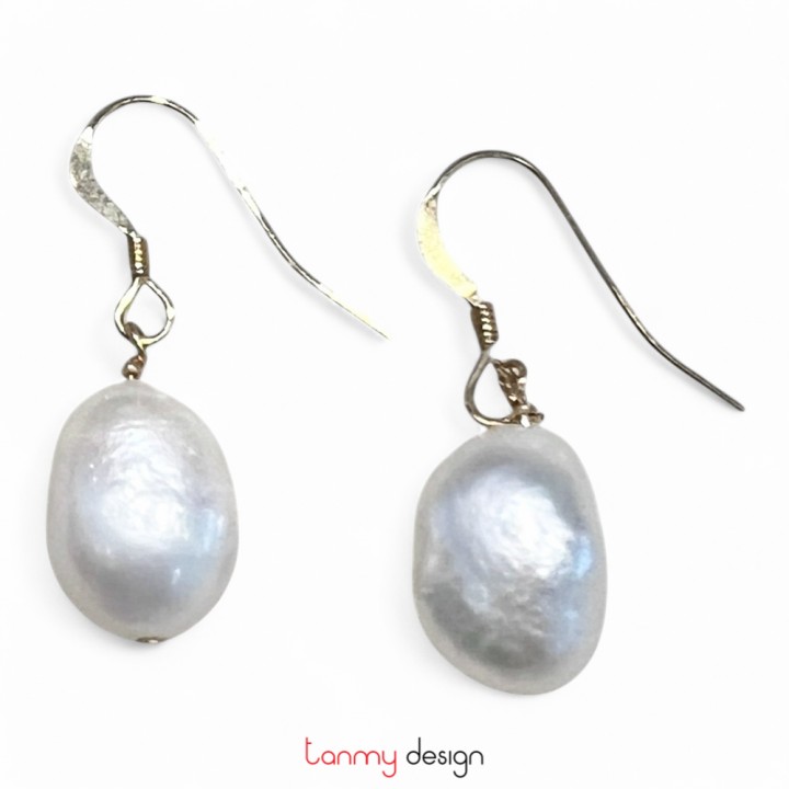 Hoa tai Little Drop ( Pearl, mạ vàng 14K )