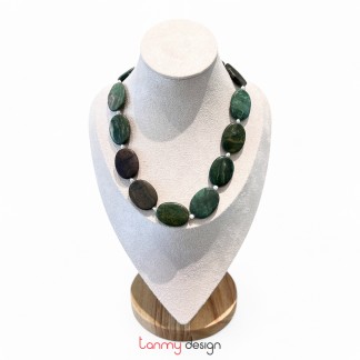 Green buddstone Necklace