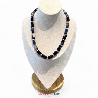 Gini Lazurite Pearl Necklace