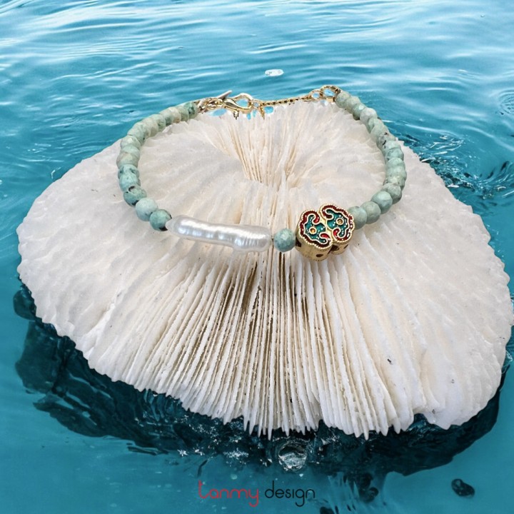 (Peru) Pearl Bracelet