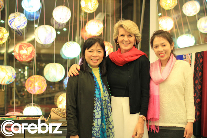 Julie Isabel Bishop – Bộ trưởng ngoại giao Úc ghé thăm Tân Mỹ Design.