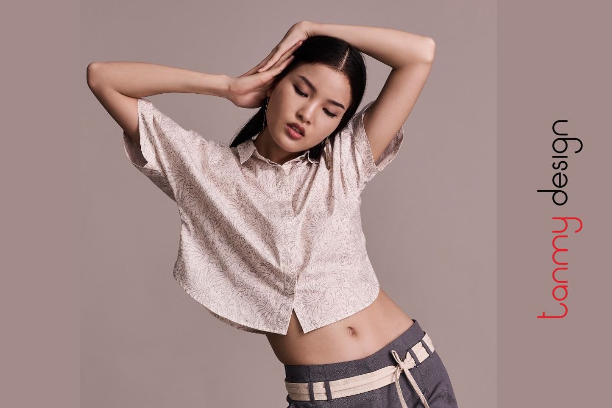 Cotton/Linen/Velvet top